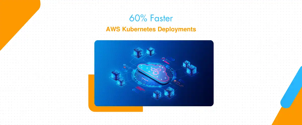 Illustration showing a cloud-based infrastructure platform with the text 